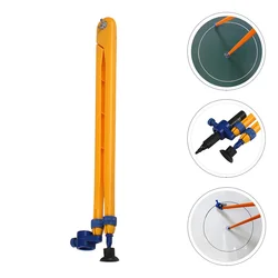 Ferramenta de ensino de matemática, cosméticos de plástico, grande ferramenta prática de desenho geométrico, giz, marcador, bússola, escola, escritório, materiais de papelaria