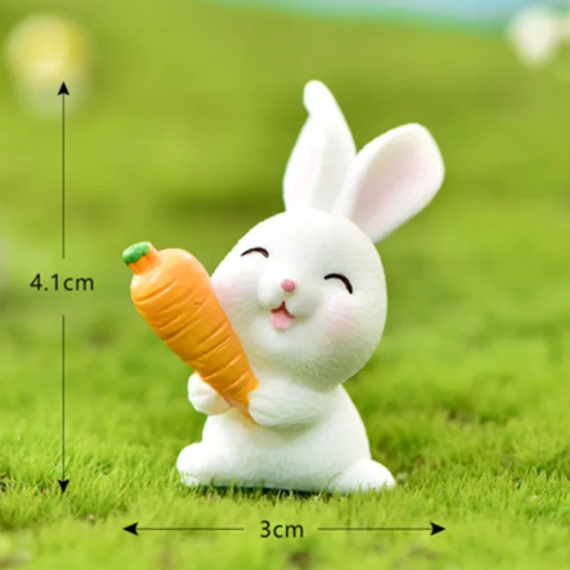 Easter Bunny Cake Decoration Rabbit Animal Ornaments Cake Topper Party Dessert Decor Birthday Party Baby Shower Baking Supplies cake topper,cake toppers,cake decorations,birthday party supplies,party decorations,cake baking tools
