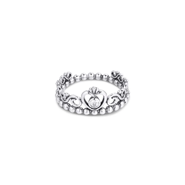 PANDORA SS Princess Tiara Ring Size 50 Rrp $79 #190880 Authentic Ale | eBay