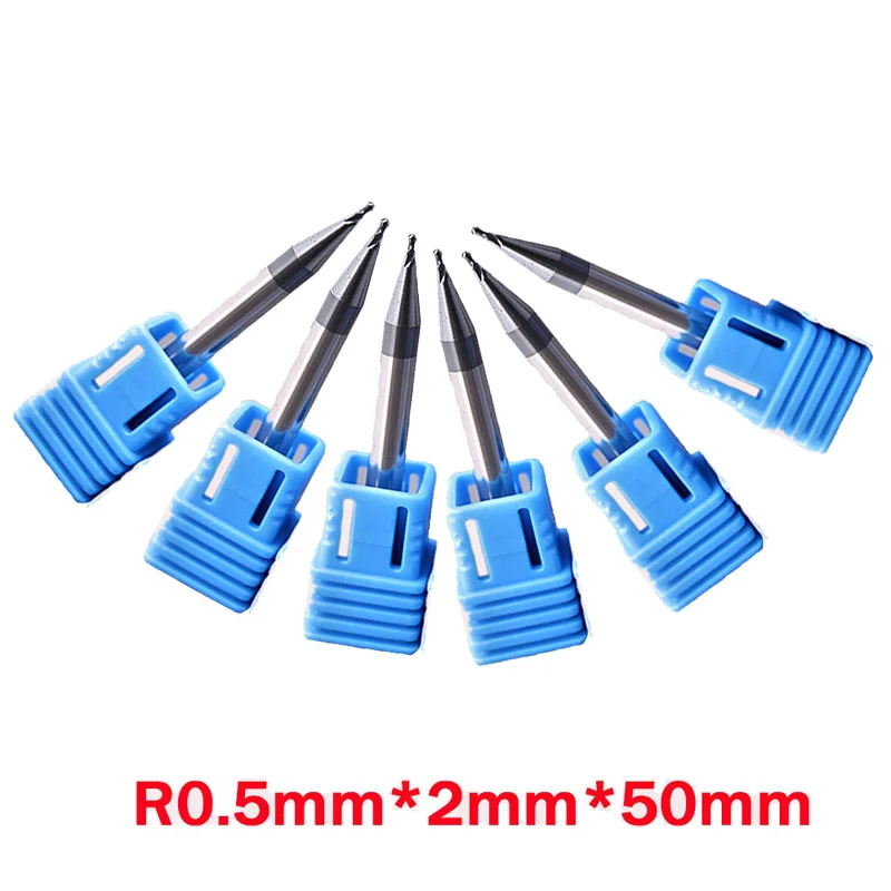 

6 Pieces Woodworking Tools Accessories Tungsten Carbide 2 Flute End Mill Wood Working Endmills Milling Cutter