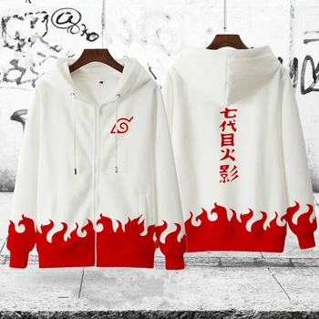 

NARUTO Cosplay Jacket Uzumaki Naruto Jacket With Hat Anime Adult Coat Lovers Student COS Apparel Hoodie Coat Christmas Halloween