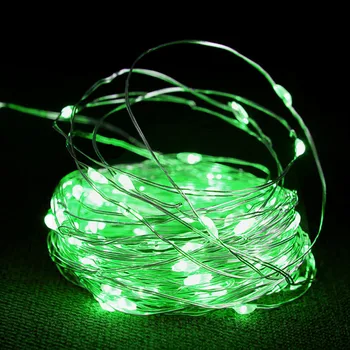 

Green Solar String Lights Solar Charger Lights Waterproof Copper Wire Lighting 8 Mode Lamp String Home Garden LED Light