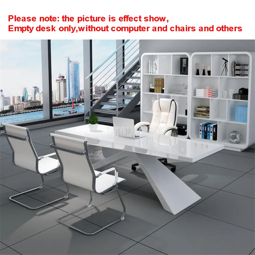 Simple Nordic Wooden Laptop Computer Table Special Shape Executor Manager's Office Desk Table Fashion Office Furniture White Simple Nordic Wooden Laptop Computer Table Special Shape Executor Manager's Office Desk Table Fashion Office Furniture White