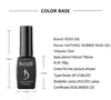 KODI Nude Color Jelly UV Gel Natural Rubber Base Nail Polish Translucent Semi Permanent Nail Art Lacquer Base Top Coat Gellak ► Photo 3/6