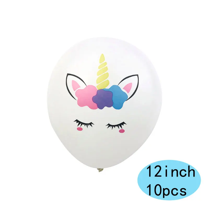 balloon Бумажный подарочный пакет с единорогом на день рождения, вечерние подарочные упаковочные бумажные пакеты с единорогом, коробка для конфет с попкорном для детского дня рождения - Цвет: balloon