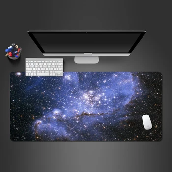 

Hot Selling Mouse Pad Blue Star Game Mousepad Flower Disk Game Mouse Of Mat Computer Game Table Mat Keyboard Big Game Pad Gift