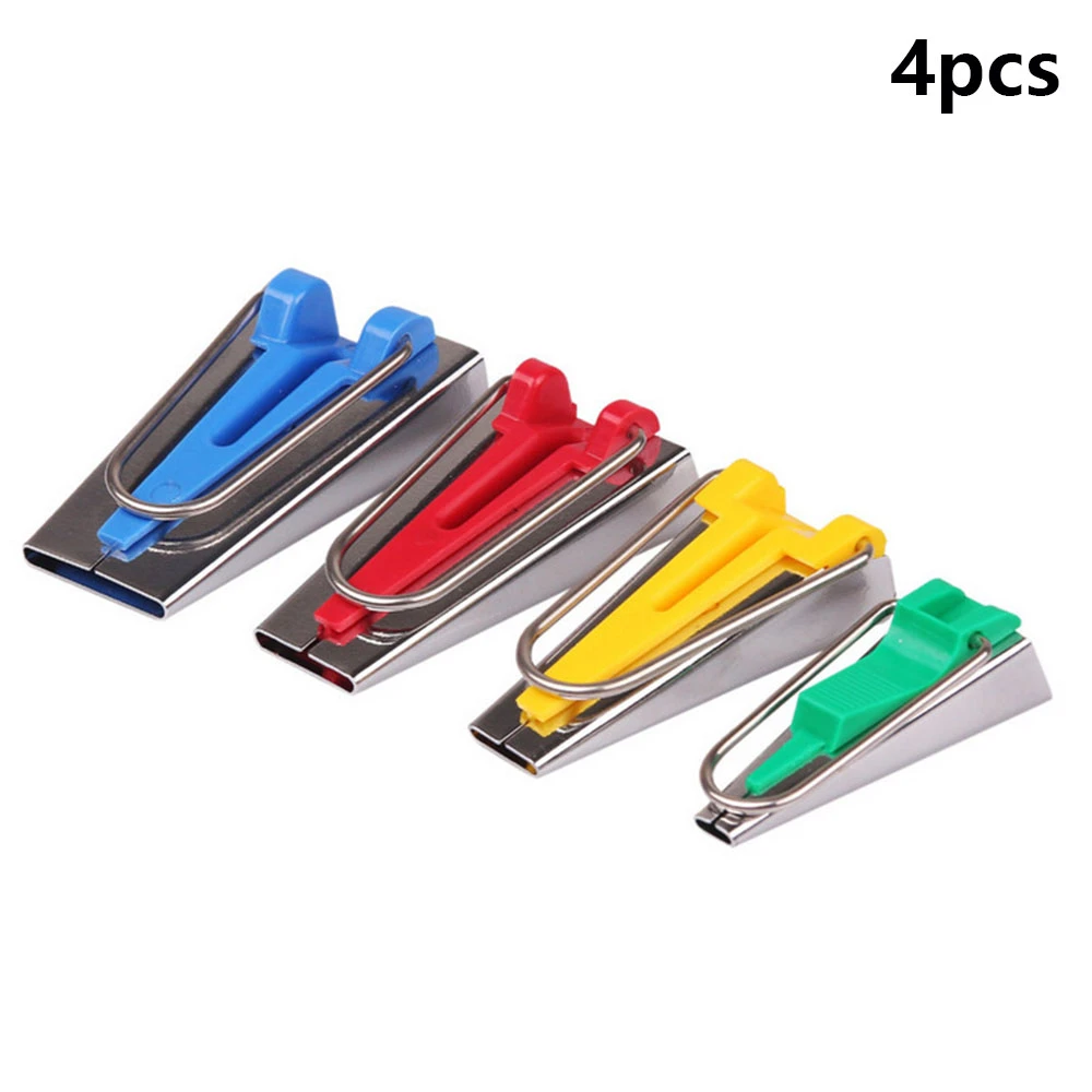 4ピース セット6 12 18 25ミリメートル生地バイアステープメーカーパッチワーク縫製プラスチックエッジクリップキルティングパッチワークツールヘミングクラフトニット Sewing Tools Accessory Aliexpress