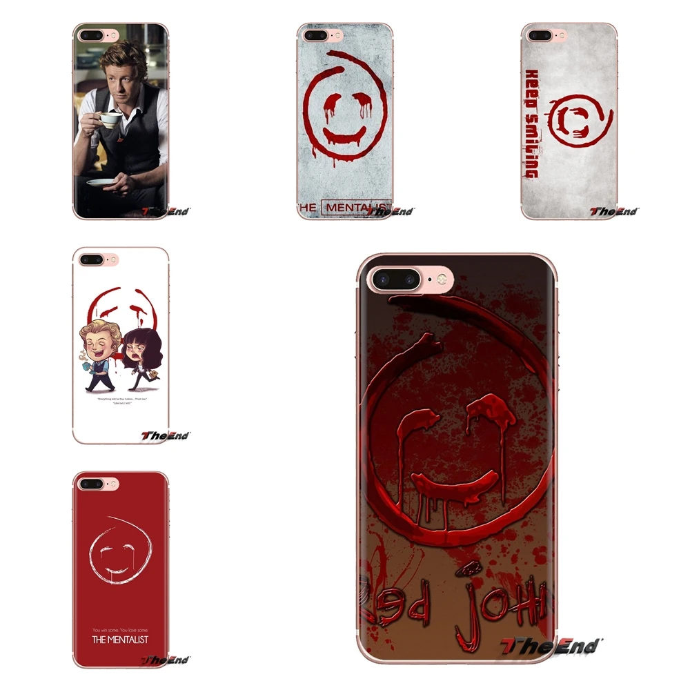 

For Samsung Galaxy S2 S3 S4 S5 MINI S6 S7 edge S8 S9 Plus Note 2 3 4 5 8 Coque Fundas Housing The Mentalist Red John Simon Baker