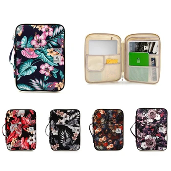 

Fashion Floral Notebook Handbag Sleeve Bag Carry Case for Macbook Air Pro 13" 14" Laptop Carry Bag C26