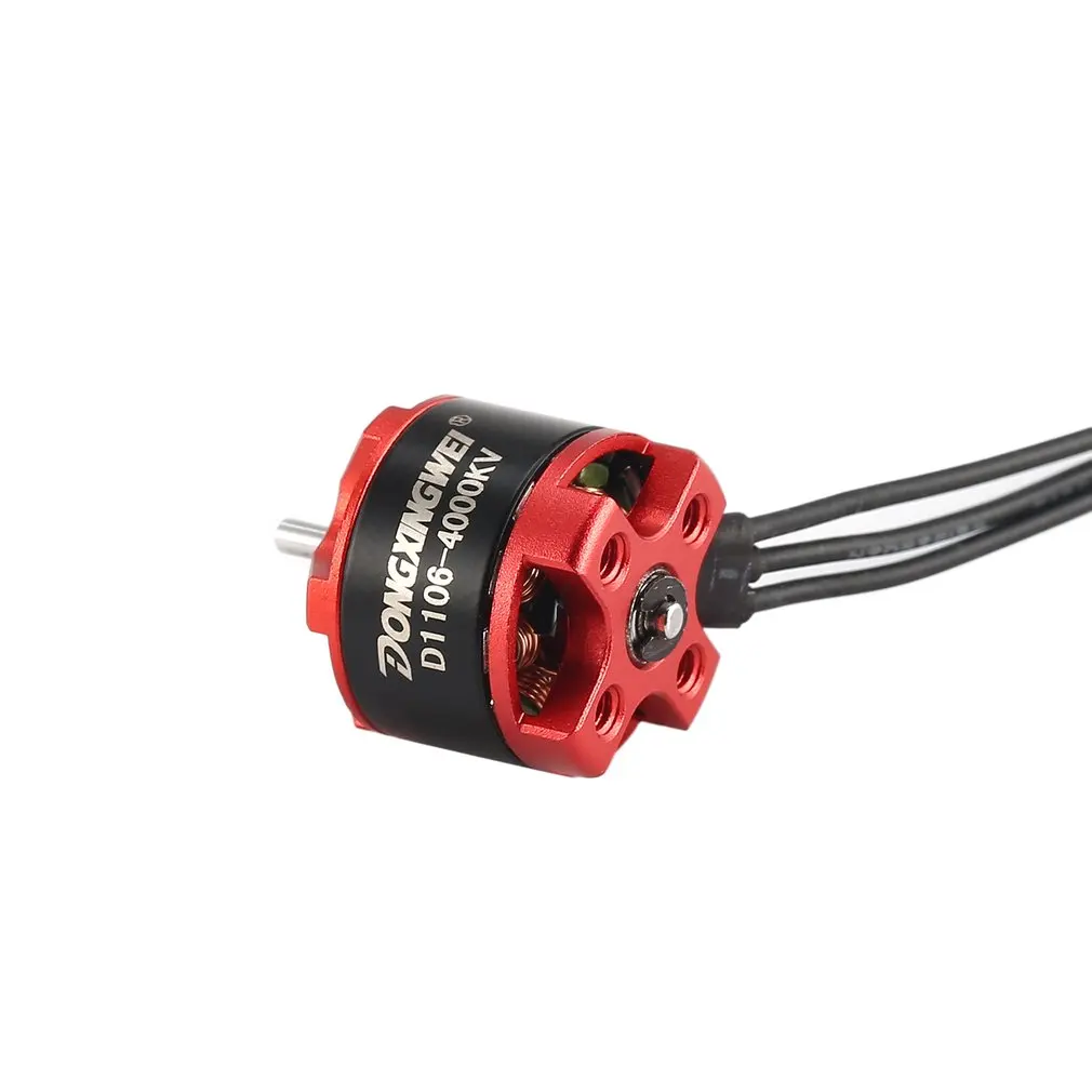 4 шт DXW D1104/D1106 4000KV 1 3S мини 5 мм бесщеточный двигатель для 90 микро RC гоночный Дрон