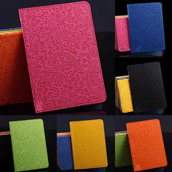 

1PC Lavender Note Holder Cover PU Leather Bank ID Card Travel Ticket Pouch Packages passport Covers passport Case stationery