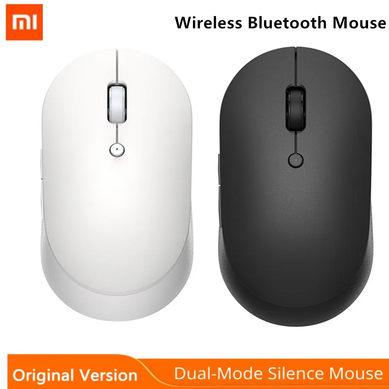 Беспроводная мышь Xiaomi 2/Двухрежимная Bluetooth USB подключение 1000 точек/дюйм 2 4 ГГц
