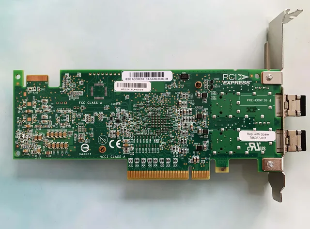 Для HP 3PAR E7X47A E7X47-60001 790720 -001 786038 -001 Карта HBA емкостью 16 ГБ 3