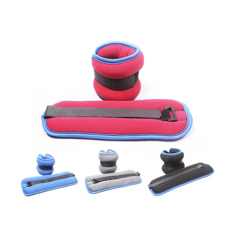 

1kg/pair Adjustable Wrist Ankle Weights Iron Sandbag Weights Exercise Fitness Running equipment for home gym accessories