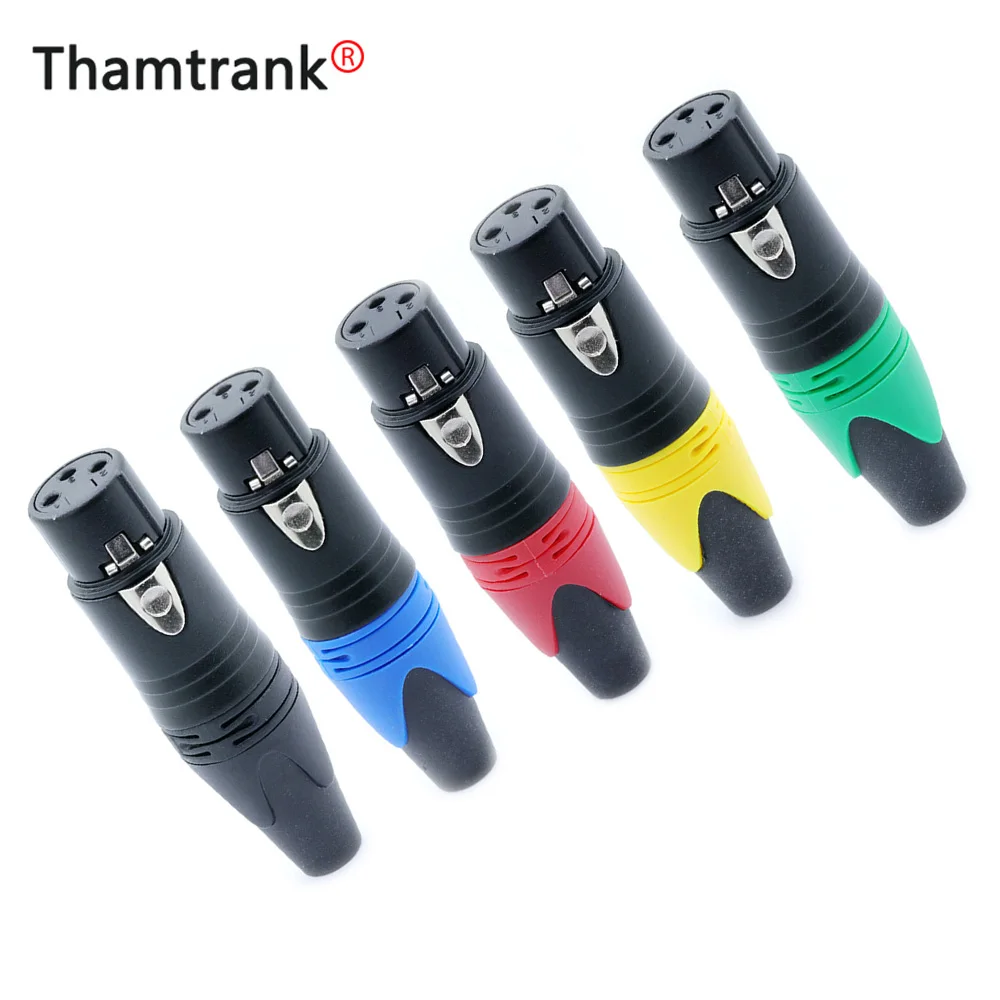 10 шт./лот 3-контактный разъем XLR гнездо для микрофона адаптер кабель терминальный