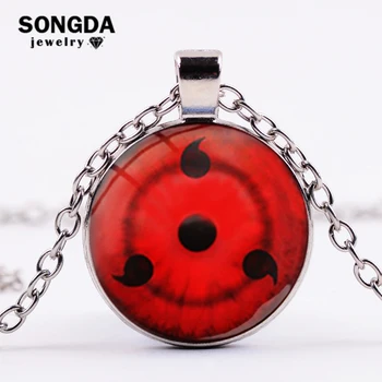 

SONGDA Pop Anime Naruto Sharingan Eye Pendant Necklace Collection Uchiha Sasuke Madara Ltachi Cosplay Souvenir Jewelry Wholesale
