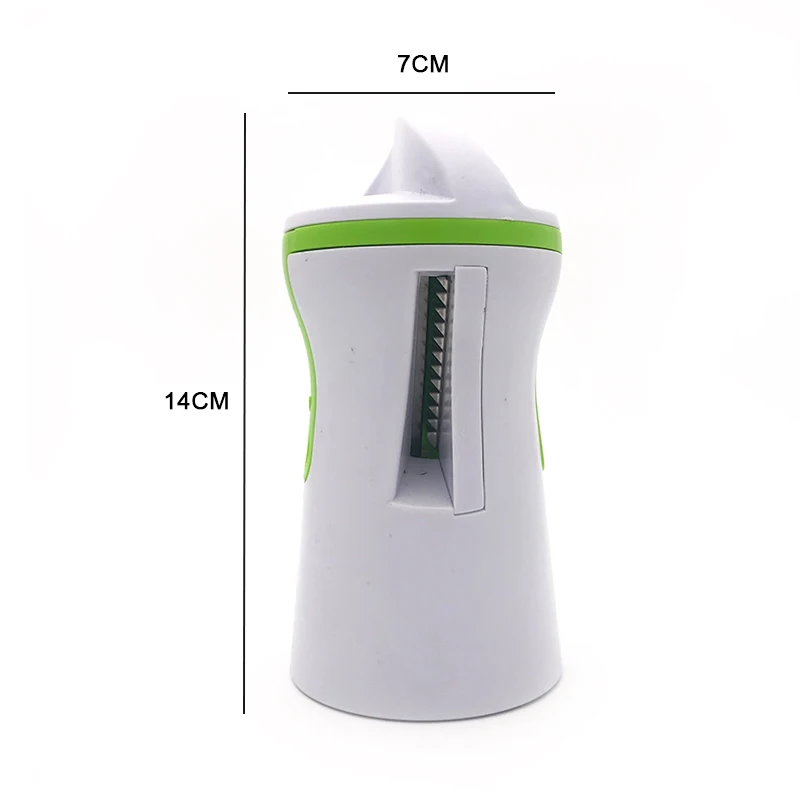 Портативный спирализатор овощерезка ручной спагетти чертополох спиральный спирализатор, нержавеющая резка картофеля стали кабачки для