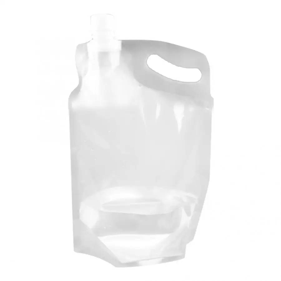2L Water Bag Folding Water Bottle Container Outdoor Hiking Camping