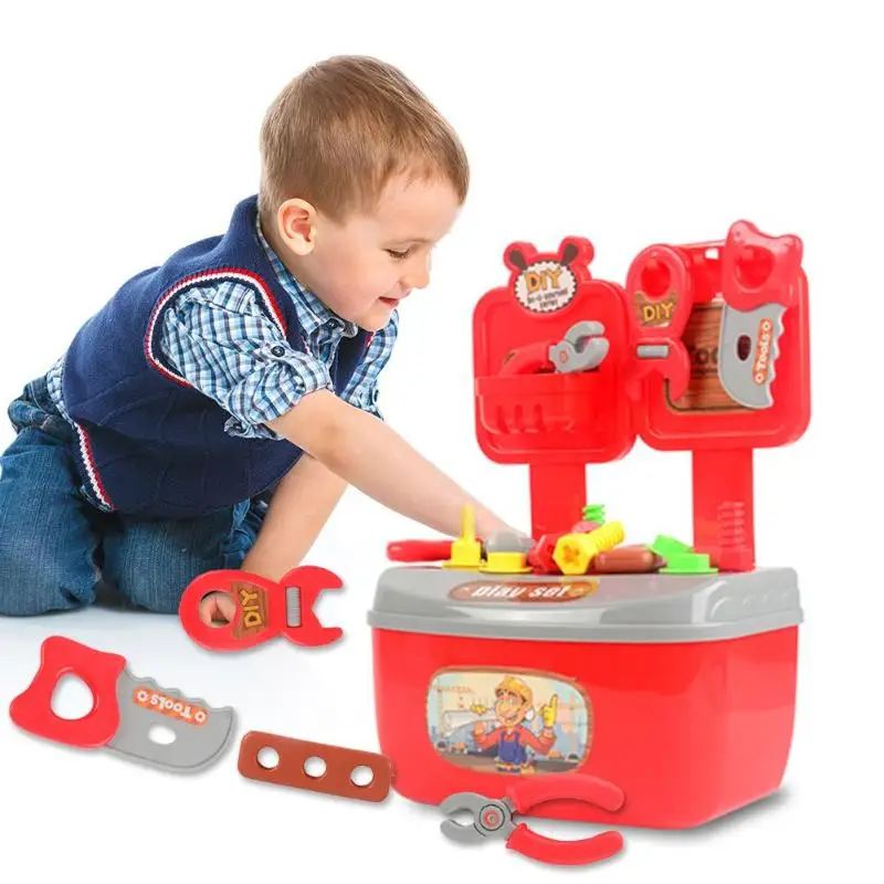 22 шт. детская коробка для инструментов для ремонта, портативная игрушка-головоломка для игры в дом