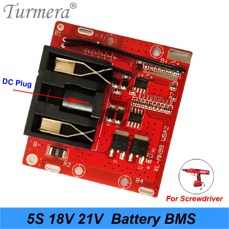 5S 18v 21v 20A Li-ion Lithium Battery BMS 18650 battery screwdriver shura Charger Protection Board fit for dewalt lonyun 05