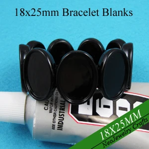 

5 pcs- 18x25MM Bracelet Blanks, Stretchy Bracelet Base, Oval Bracelet Tray, Charm Bracelet Setting, Elastic Bracelet Bezel Blank