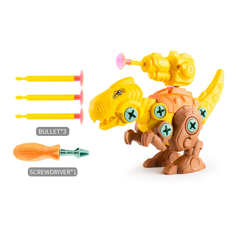 Dinosaur Builder Set for Kids – Educational Puzzle & Assembly Toy with Screwdriver Tool
