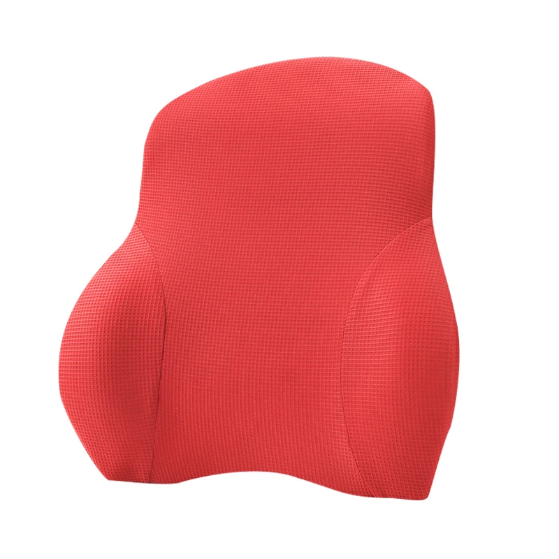 Car Pillow cushion back pillow car Seat pillow lumbar support for office chair cushion for car Auto Universal 3D Memory Foam - Название цвета: red