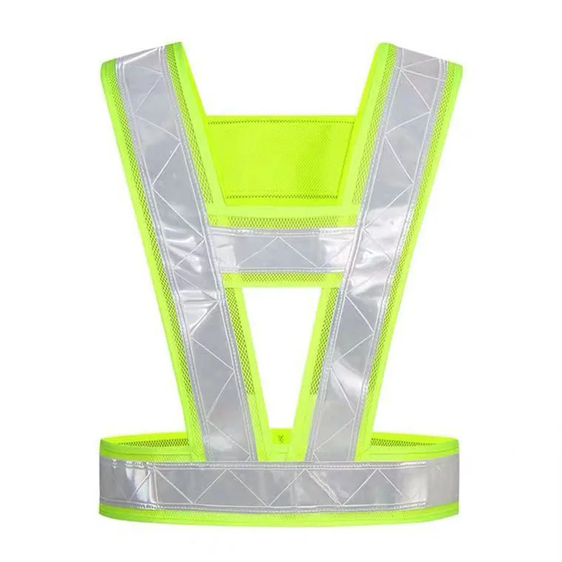 High Visibility Industrial Safety Vest Reflective Hi Vis Vest With Reflective Stripes Riding And Running At Night Is Safer