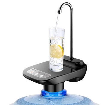 

USB Rechargeable Water Bottle Pump 0.3L 1L Ration Wireless Electric Automatic Drinking Smart Dispenser Electrical Water Pump
