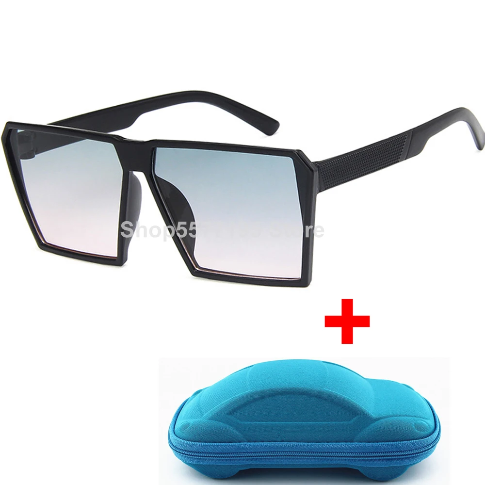 Классические квадратные солнцезащитные очки для девочек и мальчиков цветные