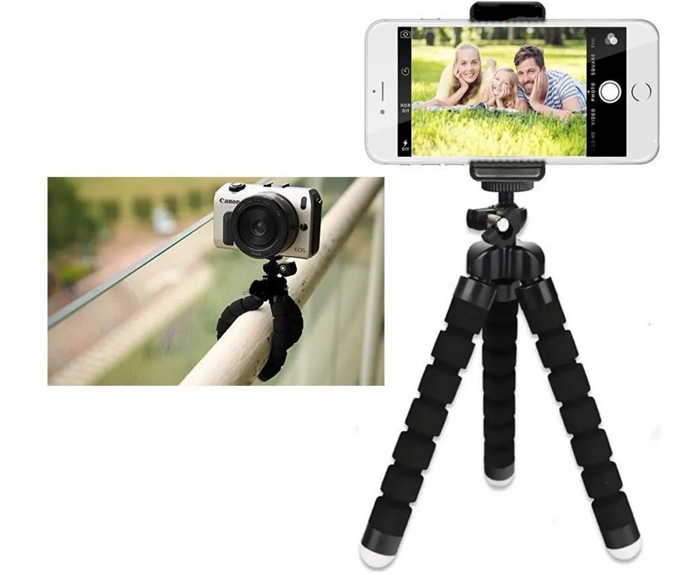 

Small sponge tripod universal mobile phone Bluetooth self timer photo shoot set live support tripod