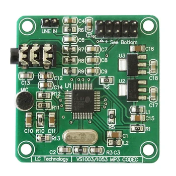 

VS1053 MP3 Module Development Board with On-Board Recording Function SPI Interface