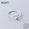 INZATT réel 925 en argent Sterling géométrique réglable anneau pour la mode femmes fête mignon Fine bijoux minimaliste mignon accessoires ► Photo 1/5