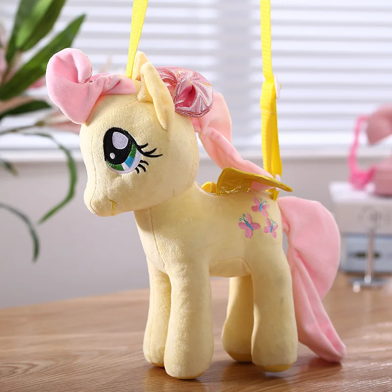 Hasbro 40 см My Little Pony Детская плюшевая кукольная Сумка милая плюшевая игрушка детский день рождения рождественские подарки - Цвет: 5