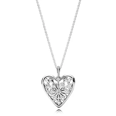 NEW Hearts of Winter Original Copy Necklace Has Logo 100% 925 Sterling Silver Foundation Manufacturer Wholesale Free Mail | Украшения и