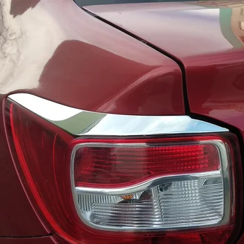 

Stainless Steel Rear Taillight Decorative Cover trims for Renault Logan II 2 nd generation 2014 2015 2016 2017 2018 2019 2020