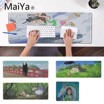 

MaiYa Anime Spirited Away Totoro Rubber Mouse Desktop Mousepad Big promotion Free Shipping Large gaming Mouse Pad Keyboards Mat