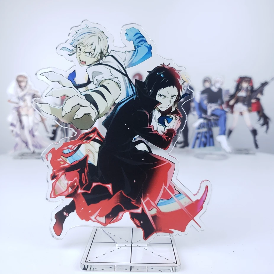 Wenhao Wild Dog Японское аниме бангоу страй собаки Taizaiji Nakajima Akutagawa Ryunosuke Косплей акриловая Статуэтка тарелка стол Декор рождественские милые подарки - Цвет: Wenhao Wild Dog