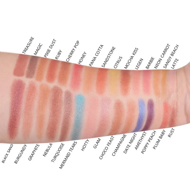 ANYLADY 30-color Eyeshadow Palette Waterproof Non-dizzy Dyeing Colorfast Shimmer Matte Eye Shadow