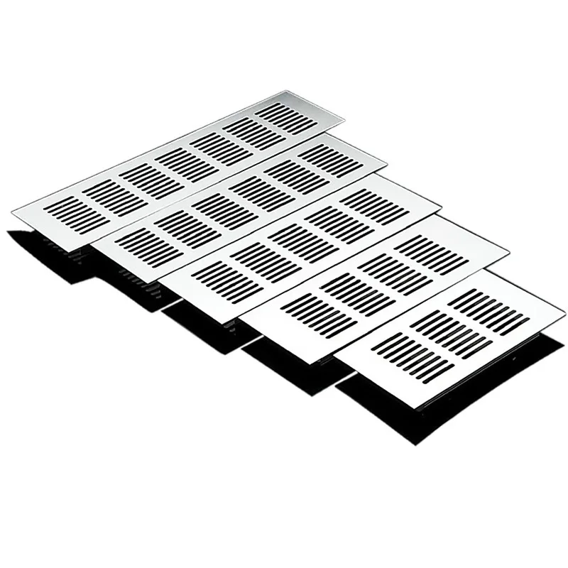 Aluminum Alloy 80mm Vents Perforated Sheet Air Vent Perforated Sheet Web Plate Ventilation Grille Vents