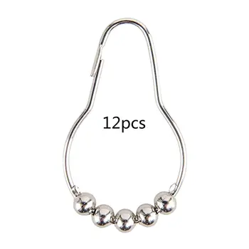 

Shower Curtain Hooks Rings Stainless Steel Shower Curtain Rings And Hooks For Bathroom Shower Rods Curtains