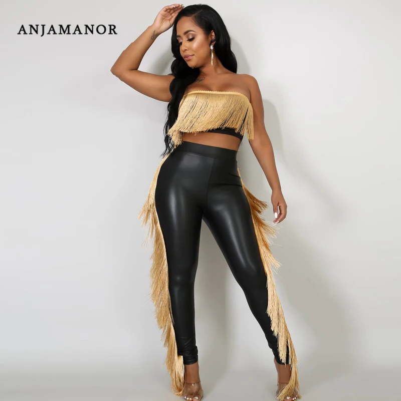 2 Piece Sexy Club Outfits Women Bodycon 