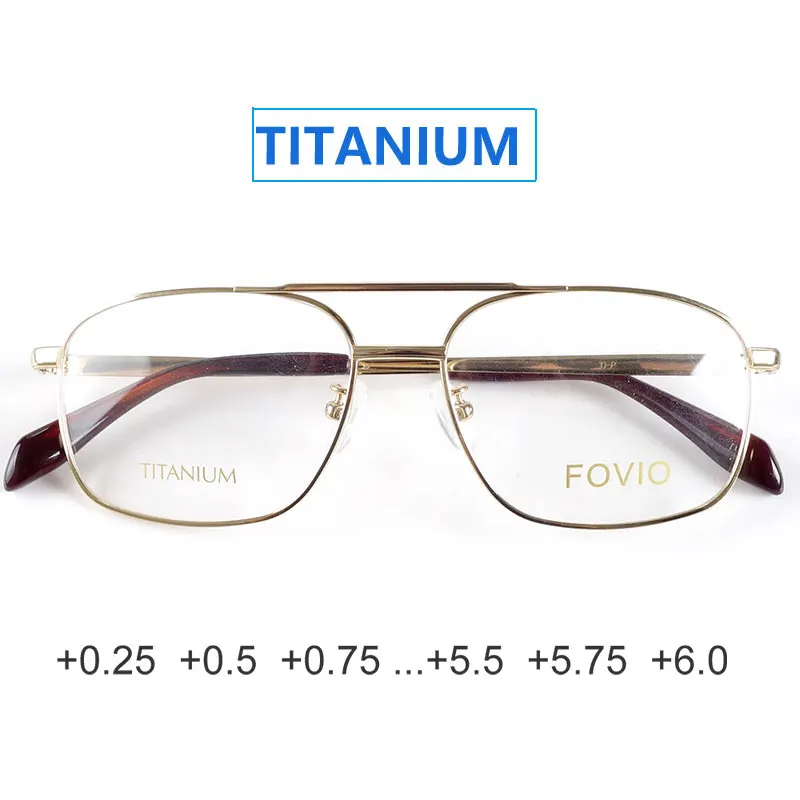 

Business style titanium reading glasses for men super durable 1.00 1.25 1.50 1.75 2.0 2.25 2.5 2.75 3 3.25 3.5 3.75...6.0