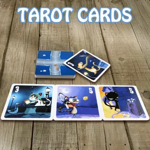 Board Game Cute Kitty Cat Card English Full House Party Card Game