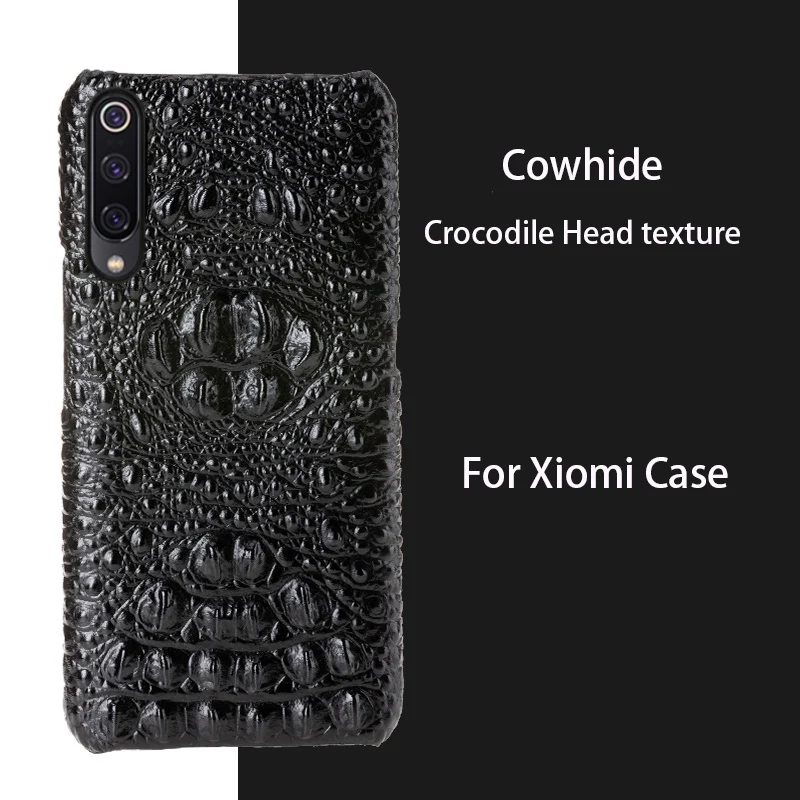 Чехол для телефона для Xiaomi mi 9 8 se 9T A1 A2 A3 lite Poco F1 головы крокодила текстура чехол для Red mi 6 6a 7a Note 4 4x5, 6, 7, 8 Pro