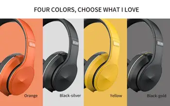 

B4 USB Wireless Headset Bluetooth Headset Long Standby FM Portable Audio Video Heavy Bass Sports Headset Volume Control Headsets