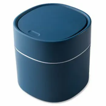 

Mini Desktop Multifunctional Trash Can Home Car Storage Bucket Accessories With Lid Garbage Bin Living Room Office