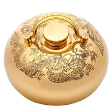 Зимние грелки в китайском стиле для женщин маточная Золотая бутылка сумка с милым набивным чехлом чехол с изображением животного для рук ноги живот