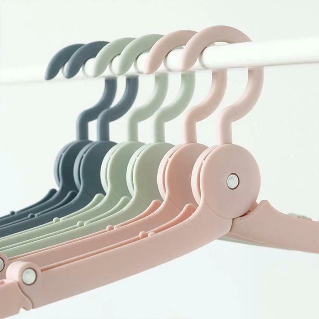 Multi-function Folding Travel Hanger Portable Clothes Drying Rack for Home Trip