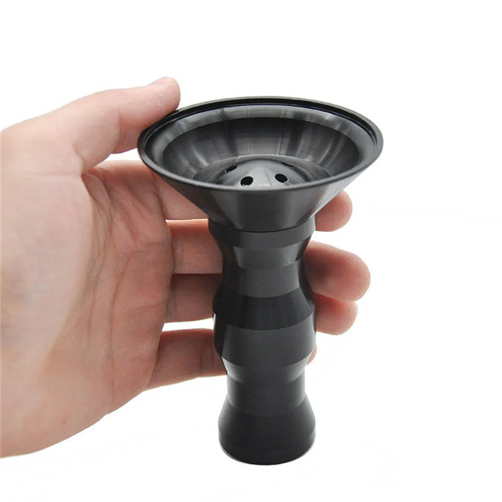 Общий тип чаша для кальяна из алюминиевого сплава, горшок sheesha, аксессуары для кальяна, высокая термостойкость, легко чистить, с силиконом